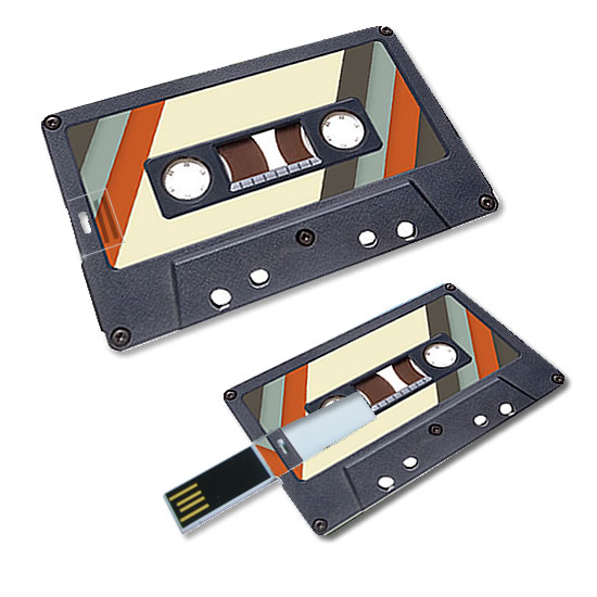 Audio Cassette Custom Branded USB Memory Stick