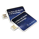PAPER CARD WEBKEY - Custom Printed USB Flash Drives
