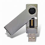 Custom USB Biometric Flash Drive - Metal - Rotative - SWITCH