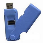 Custom USB Biometric Flash Drive - Rotative - LOCK